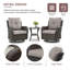 Ensemble de chaises berçantes et pivotantes 360 degrés Mickala-977050443-977050436
