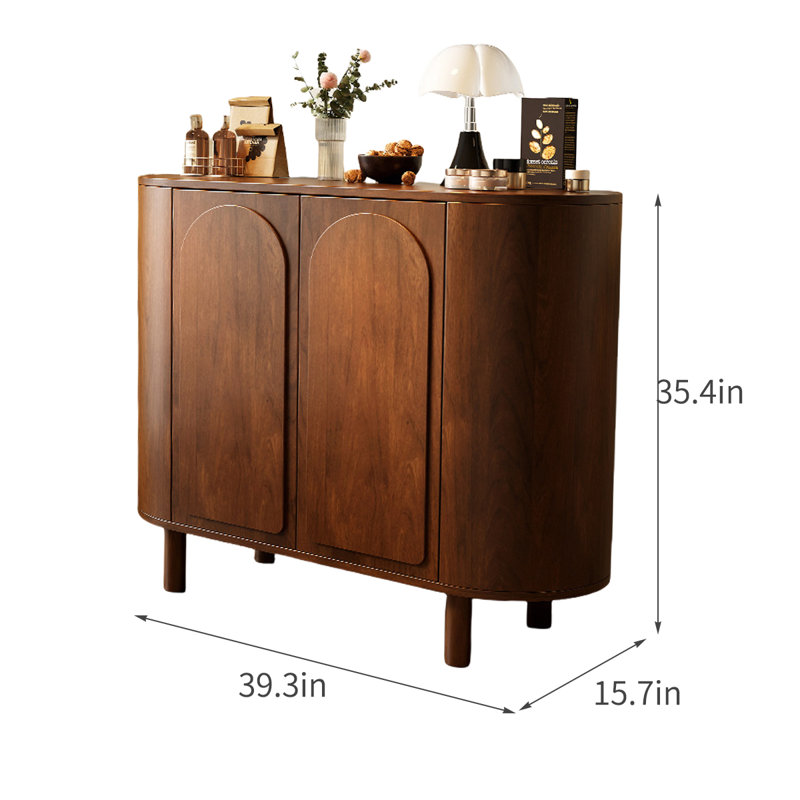 Buffets rétro en bois manufacturé polyvalent