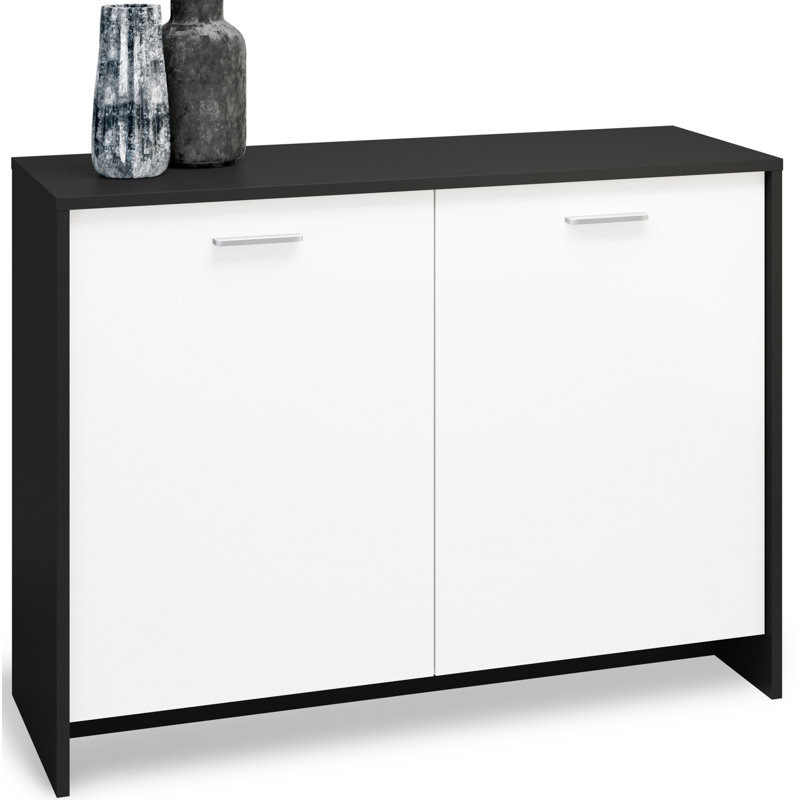 Dunnavent 2 - Door Accent Cabinet, Black/White