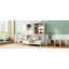 Lit simple simple avec et, armoire murale à conception compacte et tablettes de rangement, tablettes, lattes flexibles pliables pour le soutien du matelas, petits appartements idéaux