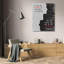 Toile tendue tendue par Trinx Proctor, galerie Tenisha, titre: Injustice
