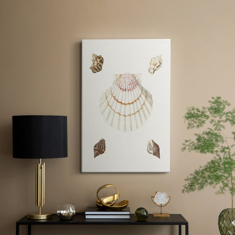 Pastel Knorr Shells IV - Cavas enveloppés de galerie, H 18 po x l 12 po