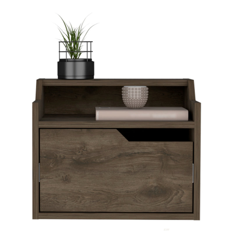 Caesyn 13.3'' W Nightstand, Dark Brown