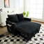 Lit inclinable en velours côtelé de 53 pouces, dossier réglable, charge, pour bureau, cinq positions, salon à bâbord-1348030017