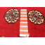Tapis rouge en laine noué à la main de conception unique 2 pi 7 po x 3 pi 8 po