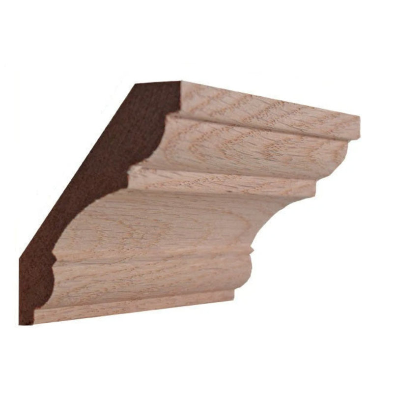 Couronne EWCR20 sans finition, Chêne rouge, H 3,625 po x l 0,75 po x P 42 po