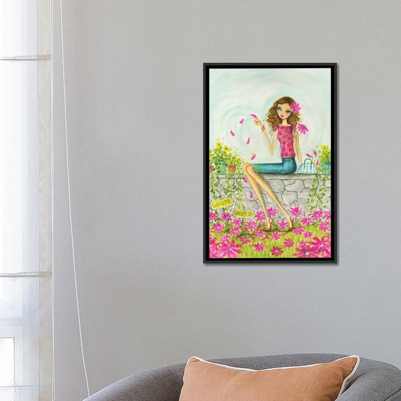 Printemps à Summerside # 4, art, H 26 po x l 18 po x P 1,5 po, Toile avec cadre noir