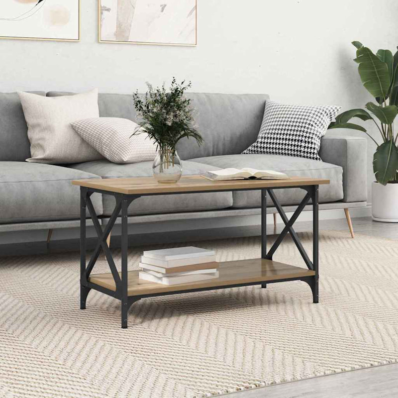 Coffee Table with Storage, Artisan Oak
