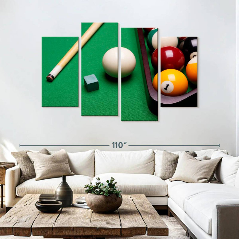 Équipement de billard Senne, H 54 po x l 84 po