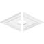 Médaillon de plafond contemporain en PVC de qualité architecturale 26 po x l 26 po x H 17 3/8 po x P 6 po x P 9 po x P 1 po-36073102