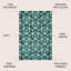 Tapis vert / blanc Mashawna-1158466972