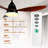 52-Inch Ceiling Fan With LED Light And Remote Control
