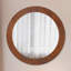 Huldar Glass Flat Wall Mirror