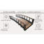 Pont de jardin artisanal en bois japonais-14662215