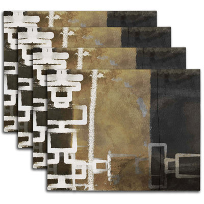 Napperon abstrait en polyester