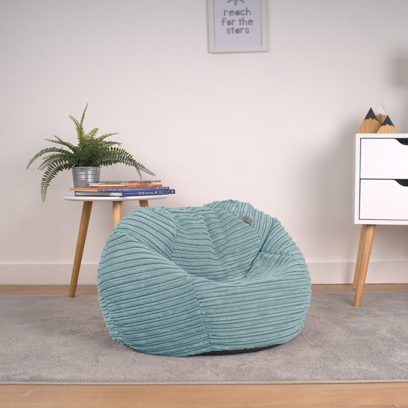 Polyester Refillable Classic Bean Bag, Blue