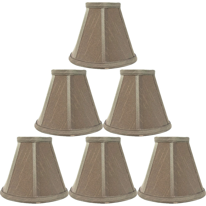Abat-jour de candélabre 6 po Empire, Taupe