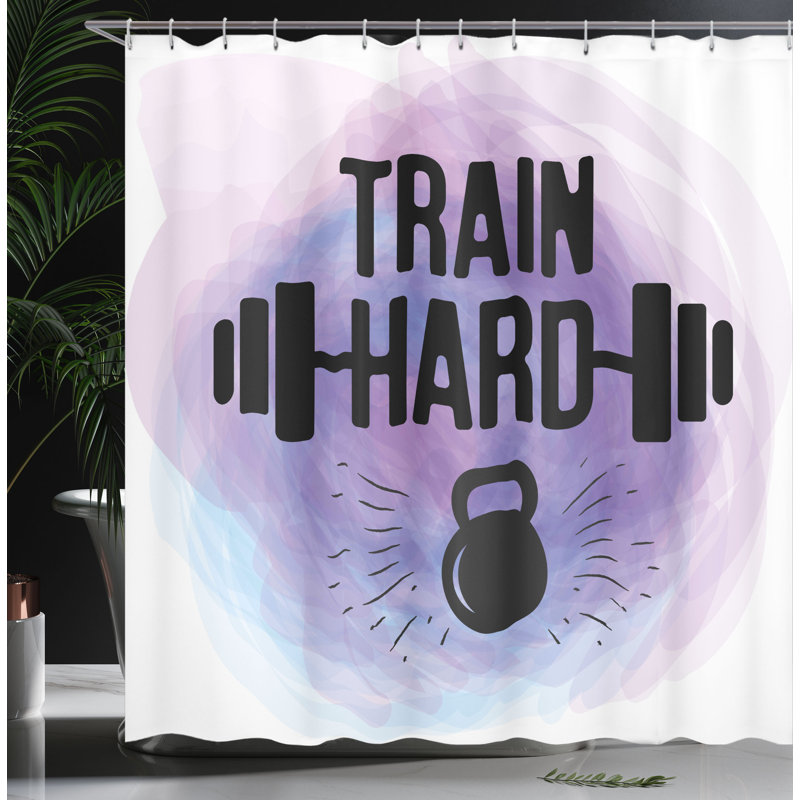 Shower Curtain with Hooks Included, 70"H x 69"W