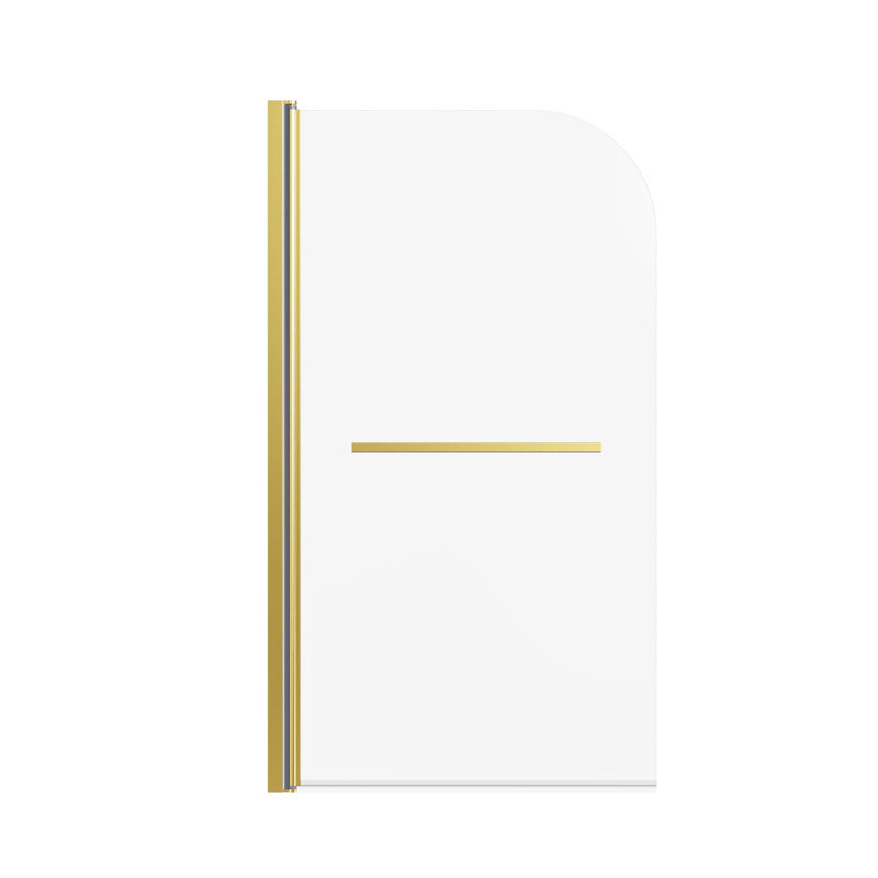 31 po L * 55 po H Portes de douche sans cadre pour la baignoire, 1/4 po (6 mm) de porte en verre trempé épais de type GSC, panneau de porte de douche pivotant pour la salle de bain