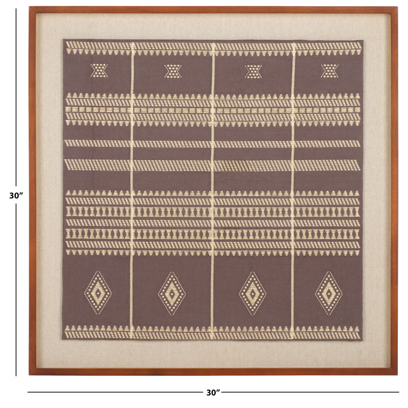 Art textile Zarra 30 x 30