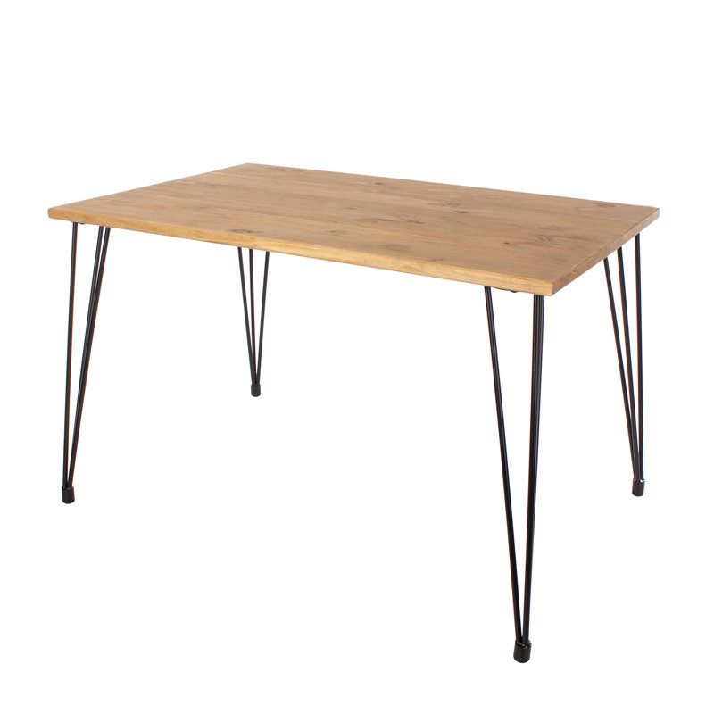 Augusta Rectangular industrial design Dining Table, H76 x L118 x W20 cm