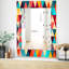 Miroir mural triangulaire Colourfields-40097164