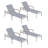 Travira Outdoor Rust-Resistant Metal Chaise Lounge Set-888433950-888433937-888433944