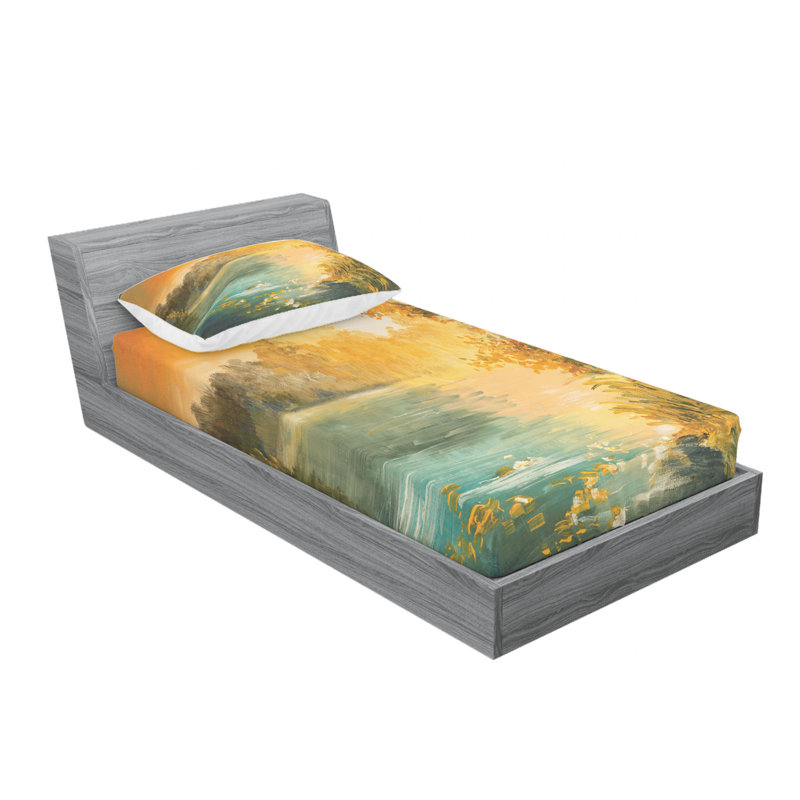 Microfiber Sheet Set, Twin Sheet Set + Fitted Sheet + 1 Pillowcase