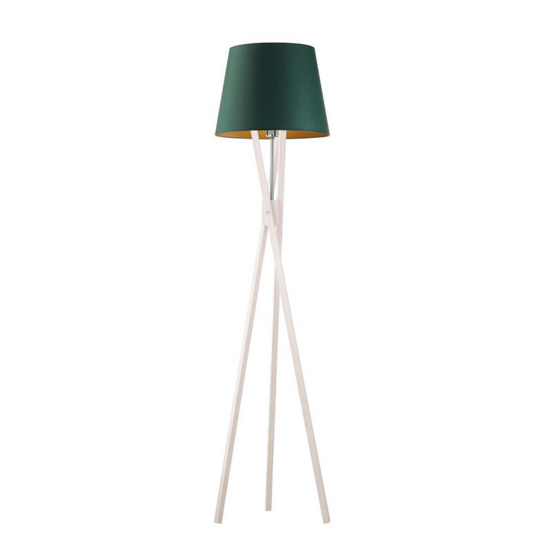 Senne 150cm Tripod Floor Lamp, White, Green