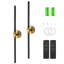 Appliques murales rechargeables à DEL 31 po avec télécommande Jaiman (ensemble de 2)-1790508266