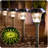 Solar Powered Integrated LED Metal Pathway Light Pack-55660568