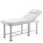 Table de massage professionnelle - Dossier réglable, appui-tête amovible, mousse à mémoire de forme, avec tablette inférieure