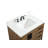 Eugene 32 " W Freestanding Standard Free Standing 1 Single Vanity Bathroom Vanity With Engineered Marble Top-1863821341