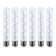 6 Watt LED - Flex Gray Coil Filament - T9 - Medium Base - 2700K CCT - Clear - 120 Volt