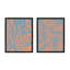 Color Squiggles Framed Graphic Art by Jacques Pilon-836710145-836710151