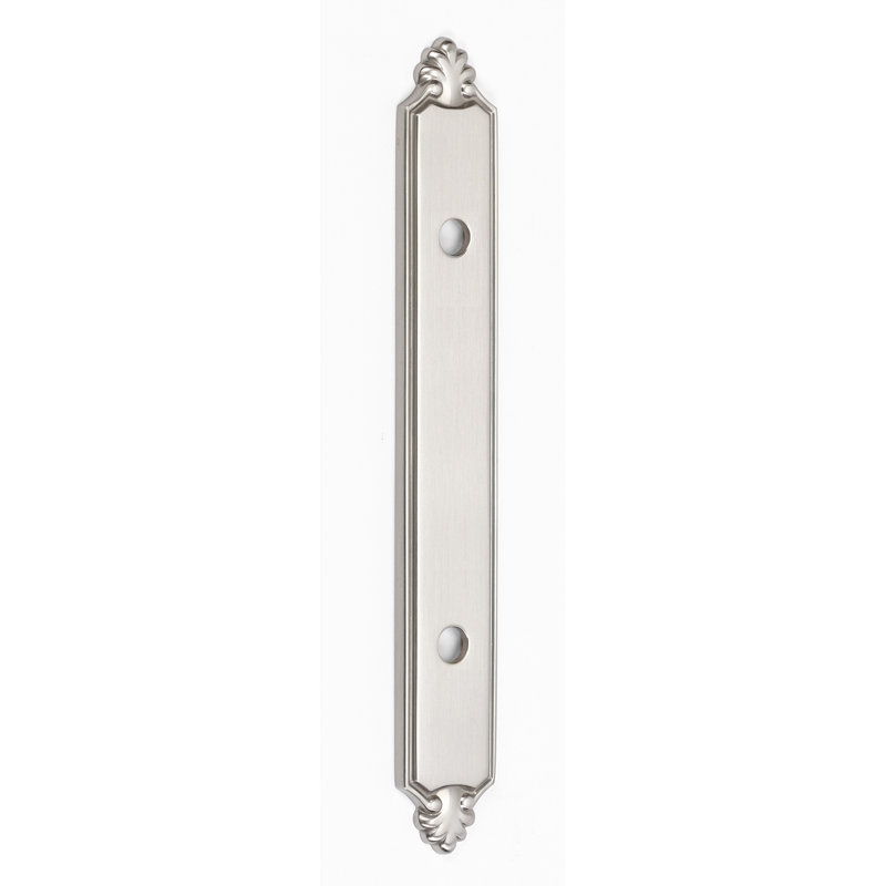 Bella Brass Back Plate, Satin Nickel