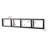 Floating Wall Shelves Set Of 5 - Video Game And Media Storage Organizer - No Assembly Required - Versatile Mounting Options For Dvds, Cds, Collectibles And Home Decor