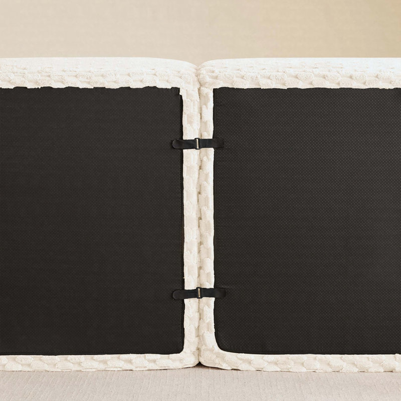 Canapé modulaire Boneless, Tissu crème