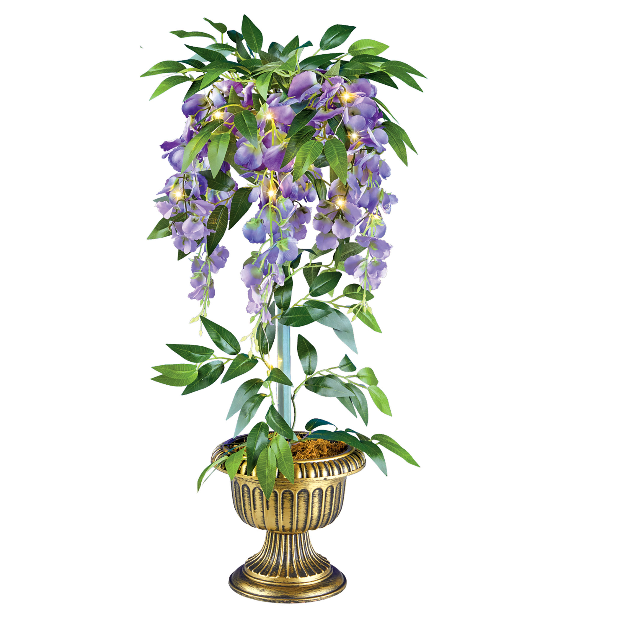 Primrue Wisteria Topiary Arrangement in Vase - Wayfair Canada