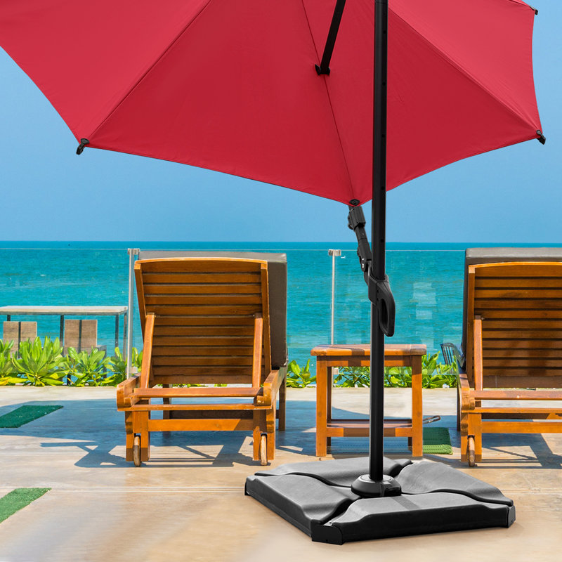 9ft solar light patio umbrella Garvee LED with 32 Lights, Tilt & Crank Outdo ready-to-archive this umbrella features 32 Colour:Distressed Mersey Waters Multiple Orders for Thales