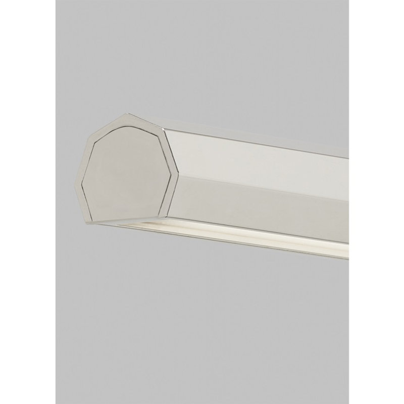 Plural Dimmable LED Wall Mounted Picture Light, Polished Nickel