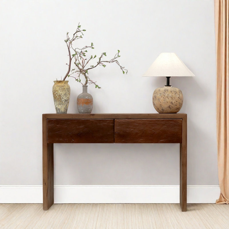 Vintage Solid Wood Entryway Console
