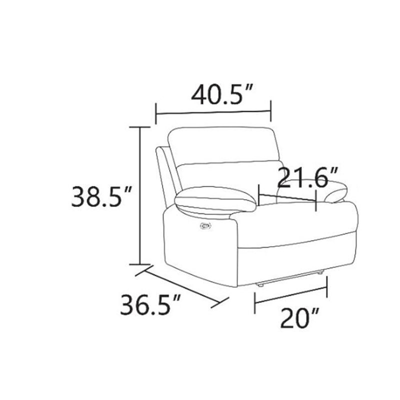 Canapé de fauteuil inclinable Ember