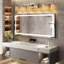 Applique murale en cristal avec luminaire de salle de bain à 6 lumières, applique décorative moderne en verre cristal bullé avec éclairage DEL à intensité variable 3 couleurs pour salle de bain, couloir, salon et dressing.