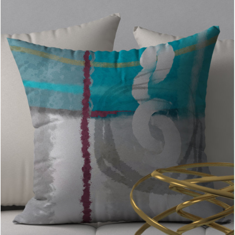 Munchy Reversible Throw Pillow, 24" x 24"