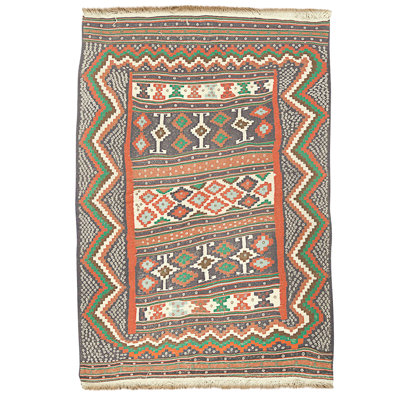 Tapis multicolore de haute qualité noué à la main