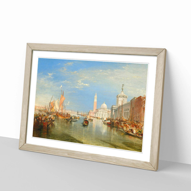 J.M.W. Turner - Single Picture Frame Painting, Oak