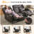Loveseat Rocker Recliner Sofa, Dual Reclining Couches With Console, Manual Reclinable Double Seat 2 Person Recliner, Rv Movie Seating For Travel Trailers Living Room-1069023603
