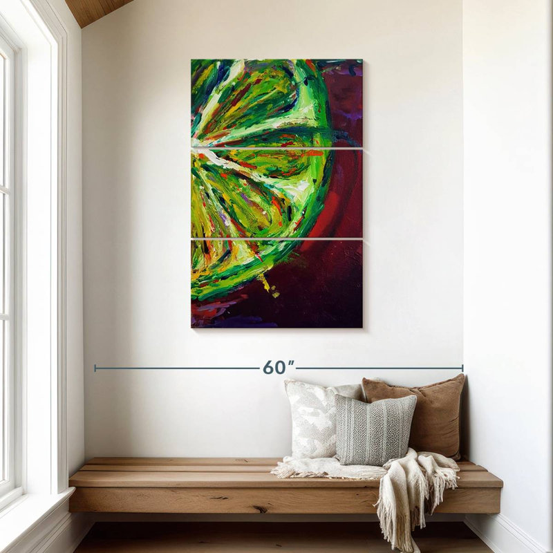 Yarlin Lime 2017, 45" H x 28" W