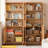 Burlywood Solid Wood+Glass Display Cases